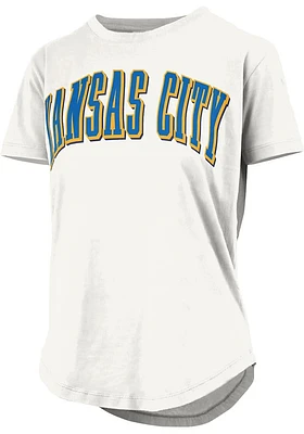 Pressbox Kansas City Womens White Michelin Short Sleeve T-Shirt