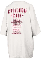 Pressbox Arkansas Razorbacks Womens White RNR Short Sleeve T-Shirt