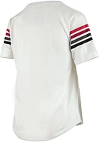 Pressbox Indiana Hoosiers Womens White Susan Short Sleeve T-Shirt