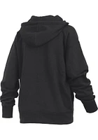 Pressbox Iowa Hawkeyes Womens Black Tackle Hooded Sweatshirt