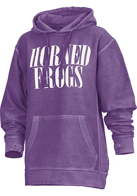 Pressbox TCU Horned Frogs Womens Purple Showtime Hooded Sweatshirt