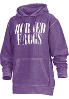 Pressbox TCU Horned Frogs Womens Purple Showtime Hooded Sweatshirt