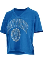 Pressbox Kentucky Wildcats Womens Blue Sycamore Short Sleeve T-Shirt