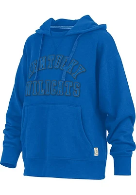 Pressbox Kentucky Wildcats Womens Blue Cozy Hooded Sweatshirt