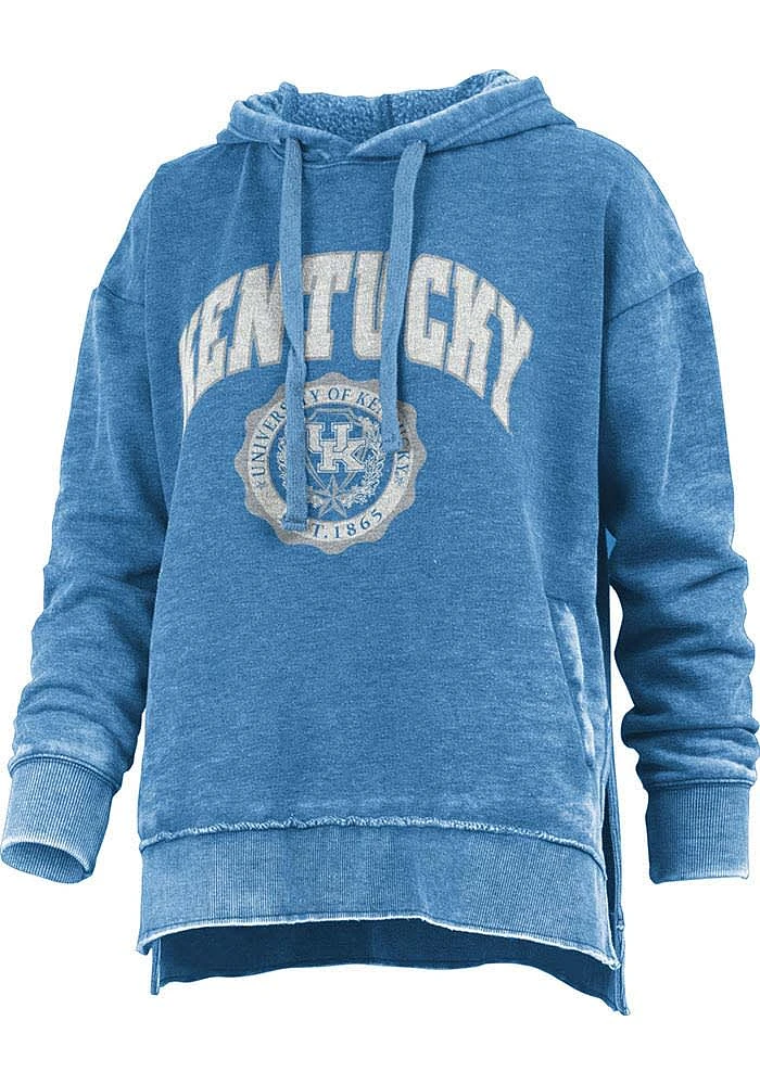 Pressbox Kentucky Wildcats Womens Blue Marni Style Hooded Sweatshirt