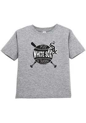 Chicago White Sox Toddler Grey MVP Training Short Sleeve T-Shirt