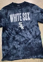 Chicago White Sox Womens Black Tie Dye Short Sleeve T-Shirt