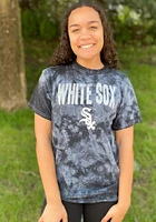 Chicago White Sox Womens Black Tie Dye Short Sleeve T-Shirt