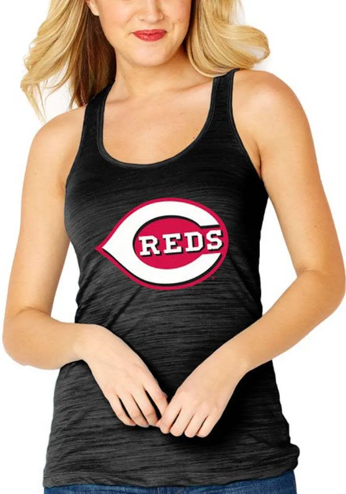 Cincinnati Reds Womens Black Multi Tank Top