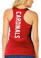 St Louis Cardinals Womens Red Multi Tank Top