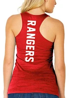 Texas Rangers Womens Red Multi Tank Top
