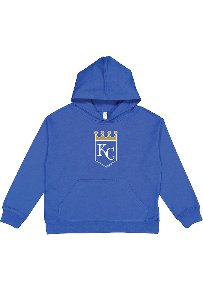 Kansas City Royals Youth Blue Secondary Logo Long Sleeve Hoodie