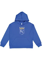 Kansas City Royals Youth Blue Secondary Logo Long Sleeve Hoodie