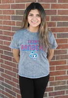 Texas Rangers Womens Light Blue Mineral Short Sleeve T-Shirt