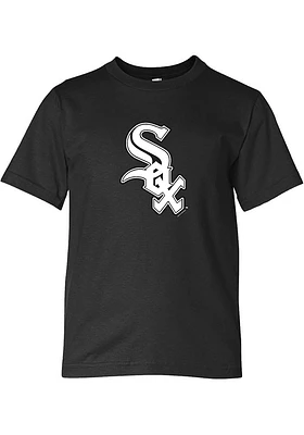 Chicago White Sox Youth Black Primary Series Short Sleeve T-Shirt