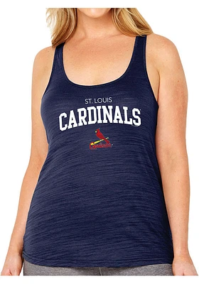 St Louis Cardinals Womens Navy Blue Multicount Edition Tank Top
