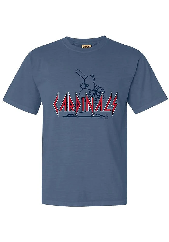 St Louis Cardinals Womens Blue Batting Short Sleeve T-Shirt