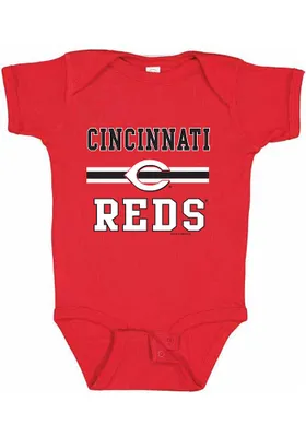 Cincinnati Reds Baby Red Home Team Short Sleeve One Piece