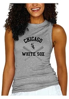 Chicago White Sox Womens Grey Gauze Tank Top