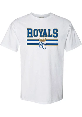 Kansas City Royals Womens White Universal Fit Short Sleeve T-Shirt