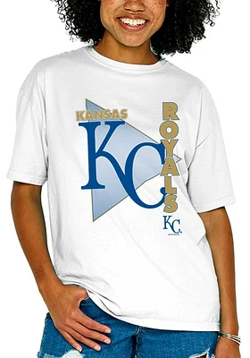 Kansas City Royals Womens White Unisex Short Sleeve T-Shirt