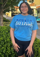 Kansas City Royals Womens Light Blue Classic Short Sleeve T-Shirt
