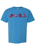 St Louis Cardinals Womens Light Blue Classic Short Sleeve T-Shirt