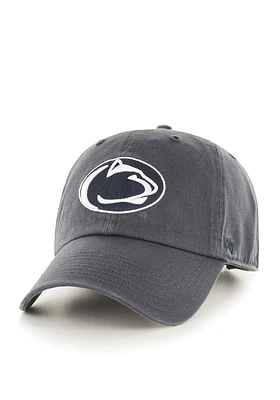 47 Penn State Nittany Lions Logo Clean Up Adjustable Hat - Charcoal