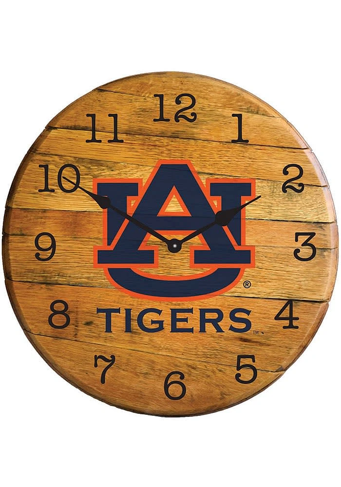 Auburn Tigers Team Logo Wall Clock