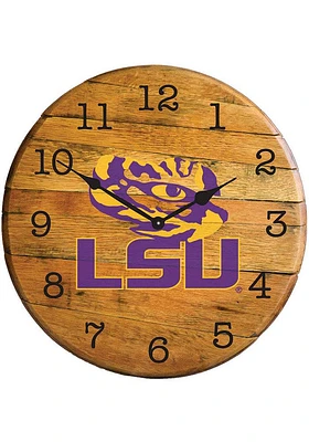 LSU Tigers Team Logo Wall Clock