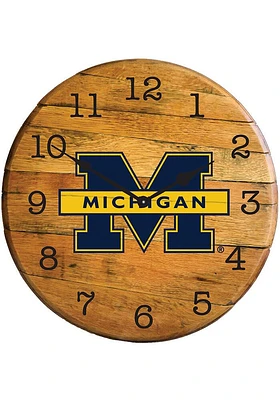 Michigan Wolverines Team Logo Wall Clock