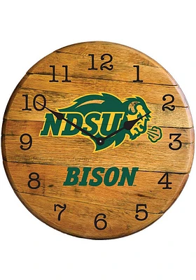 North Dakota State Bison Team Logo Wall Clock