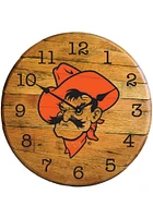 Oklahoma State Cowboys Color Team Logo Wall Clock
