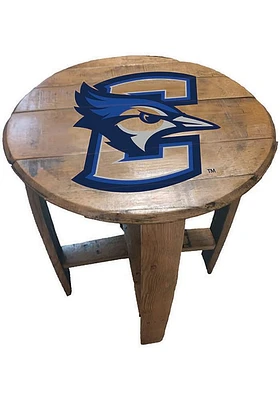 Creighton Bluejays Team Logo Brown End Table