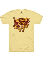 Rally Detroit City FC Gold Til I Die Short Sleeve Fashion T Shirt