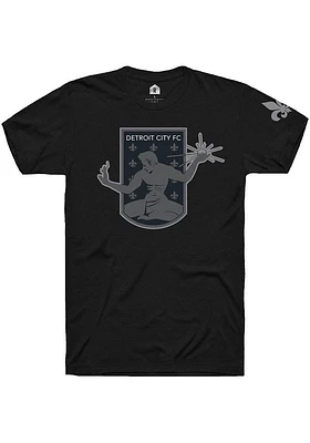 Rally Detroit City FC Black Tonal Short Sleeve T Shirt
