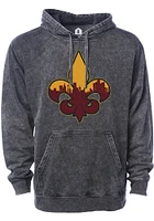 Rally Detroit City FC Mens Black Fleur-de-lis Fashion Hood