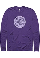 Rally Racing Louisville Purple Primary Crest Long Sleeve T Shirt