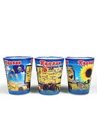 Kansas Collage Shot Glass