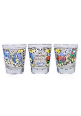 Kansas Icon Design Shot Glass
