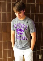 K-State Wildcats Grey No1 Short Sleeve T Shirt