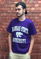 K-State Wildcats Purple No1 Short Sleeve T Shirt