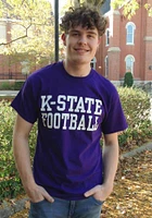 K-State Wildcats Purple Football Short Sleeve T Shirt
