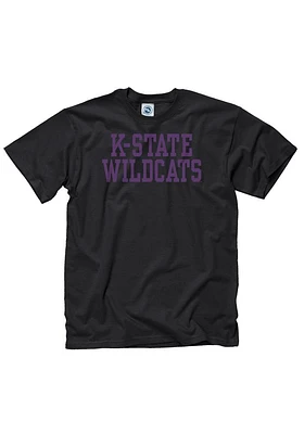K-State Wildcats Black Basic Short Sleeve T Shirt