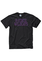 K-State Wildcats Black Basic Short Sleeve T Shirt