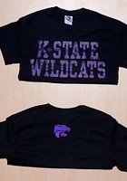 K-State Wildcats Black Basic Short Sleeve T Shirt