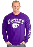 K-State Wildcats Purple Arch Long Sleeve T Shirt