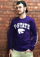 K-State Wildcats Purple Arch Long Sleeve T Shirt