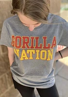 Pitt State Gorillas Grey Nation Short Sleeve T Shirt