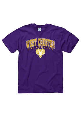 West Chester Golden Rams Arch Mascot Short Sleeve T Shirt